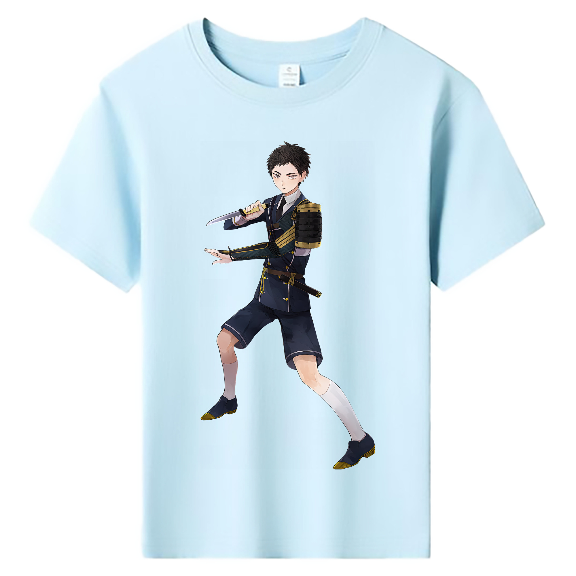 （画像用） 刀剣乱舞 Touken Ranbu 綿100％キッズTシャツ（フロントプリント）